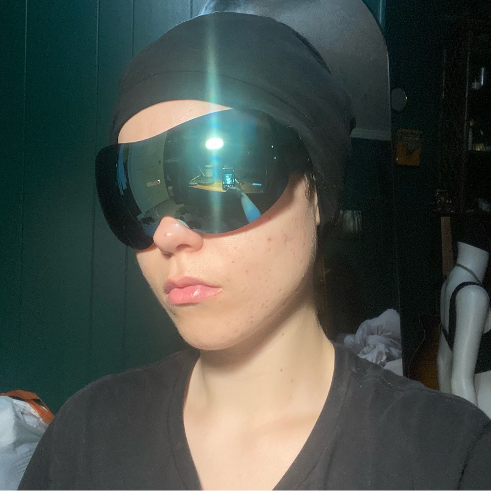 Rainbow Oversized Mirror Sunglasses - image 5